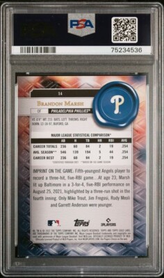 Topps Gold Label 2022 ブランドンマーシュ 10/10