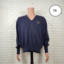 izod mens large blue vneck sweater