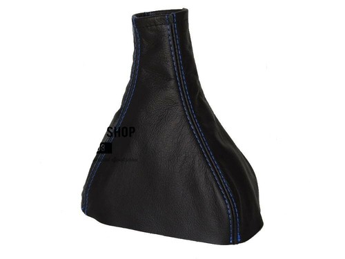 Gear Boot For Holden Barina XC 2001-2004 Leather Blue Stitching