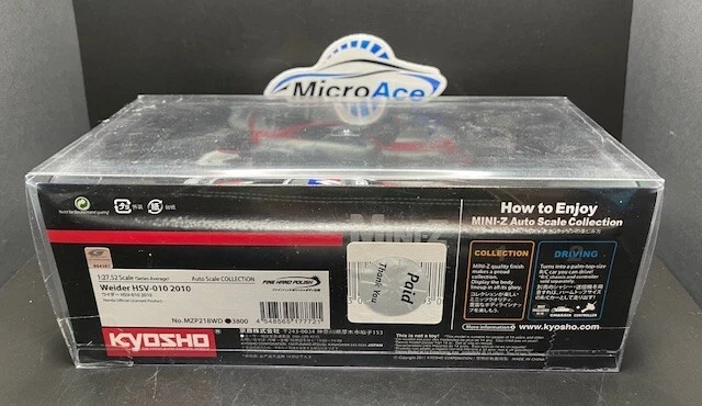 Kyosho Mini-z Body ASC Weider HSV-010 2010 MZP218WD - Image 2 of 2
