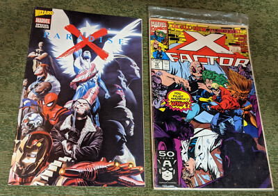 X-FACTOR #72-75 SET 1991 MARVEL COMICS Paradise X (Wizard Marvel Special Edition