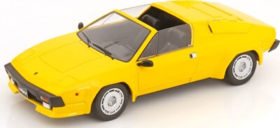 1982 Lamborghini Jalpa 3500 with removable Hardtop Yellow in 1:18 scale