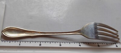 Farberware 18/0 Stainless Dinner Fork ~ BREEZE ~ Gold Electroplate