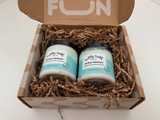 2 X 8 oz Tubby Todd Bath Co All Over Ointment Jars One Unused One Used.