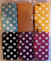 Book, wallet style PU leather case, cover to fit ipod Touch 5th, 6th Gen