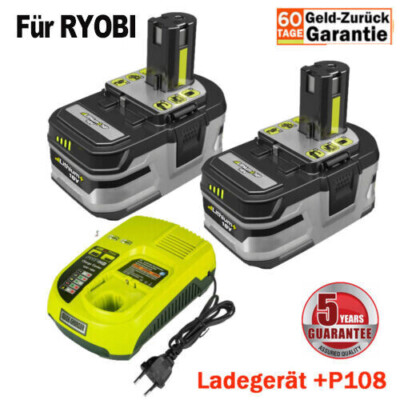 8.0Ah 5.0Ah 18V Akku Für RYOBI One Plus Lithium RB18L50 P108 Batterie DE 18 Volt
