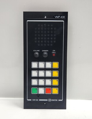 ZENITEL VINGTOR VMP-430 MAIN STATION FOR FLUSH MOUNTING VMP-430.0200