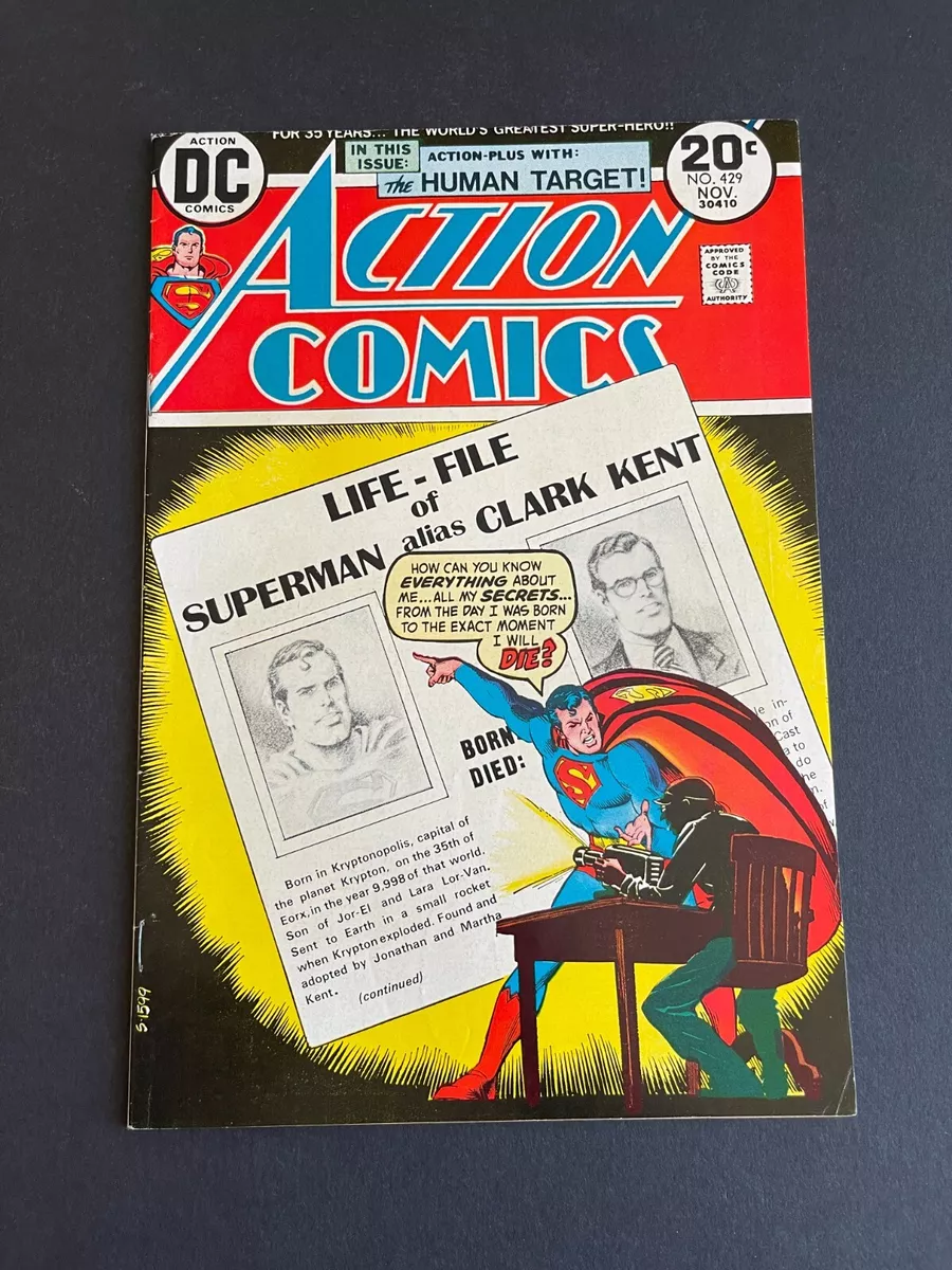 The Man From Earth Vostfr Action Comics #429 - The Man Who Wrote Superman's Obituary (DC, 1973) F/VF | eBay