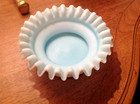 Ancienne belle coupelle opaline/pâte de verre Charles X