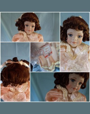 Ashton Drake - 1997 Peach Blossom'' Porcelain Doll w/COA and Original Box