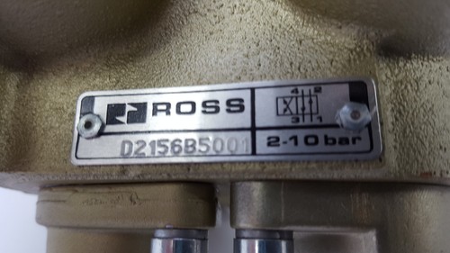 Ross D2156B5001 Pneumatic Double-Solenoid Poppet Valve 2-10bar 4-port BSPP New - Picture 4 of 12