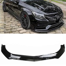 For Benz CLS53 AMG Front Bumper Lip Spoiler Splitter Kit Gloss CAO
