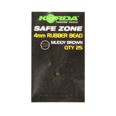 Korda Safe Zone 4mm Rubber Bead Green 25 Stück Gummiperlen Grün OVP