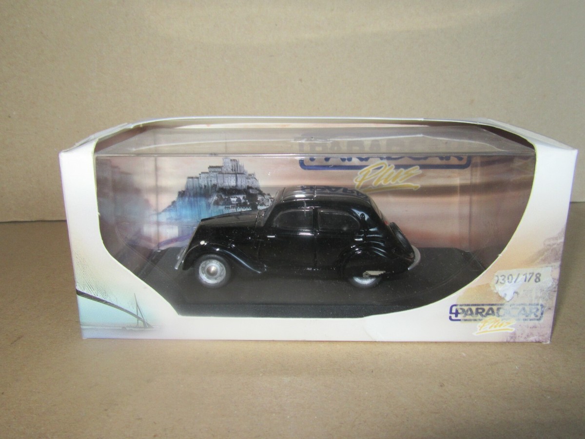 420O Paradcar Plus 85 Set Harz Frankreich Peugeot 202 Limousine 1938 Black 1:43
