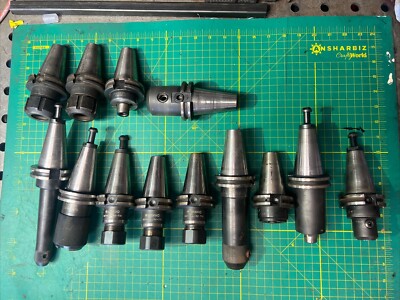(13) LOT OF  CAT 40 TOOL HOLDERS GOOD BRANDS