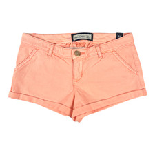 Abercrombie Kids - Girls Low-Rise Cuffed Shorts - Peach - Size 16 27 