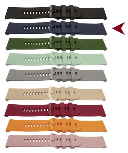 LIQUIDACIÓN Elite Silicona INTELIGENTE Correas de Reloj de Liberación Rápida 20mm-22mm 10 Colores - Imagen 4 de 12