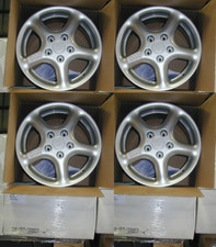 Lot 4 Jantes ALU ALLIAGE 15 " x 7 d'Origine Volkswagen golf (7M0 071 490 B 666)