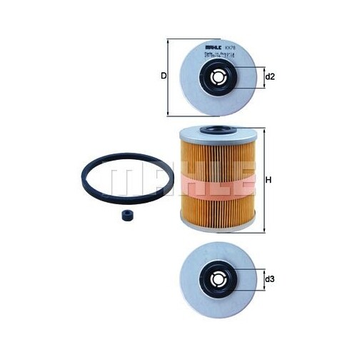 Kraftstofffilter KNECHT KX 78D für GMC OPEL SAAB VAUXHALL CHEVROLET - Bild 1 von 1