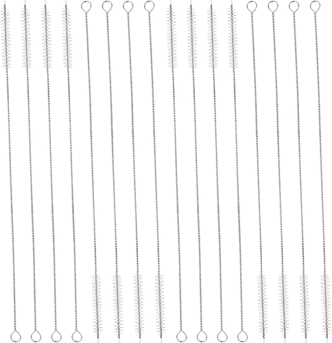 16 Pieces Drinking Straw Cleaning Brushes Set 13 Inch Long 10 Mm Wide Pipe Tube - Picture 11 of 12