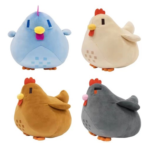 Stardew Valley 20cm Chicken Pillow Plush, Soft Stuffed Animal Toys Cartoon, Kids
