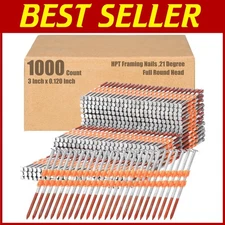 Reliable 21 Degree Framing Nails - Full Round Head Collated