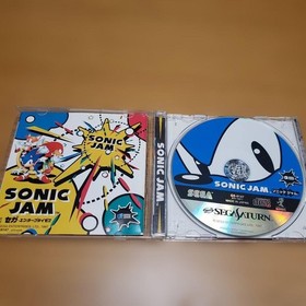 Sonic Jam SS Sega Saturn NTSC-J Japan Used Action Compilation Sonic World