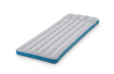 Intex Camping Matratze Soft Weiß Blau 189x72 cm max. 136 kg für Outdoor