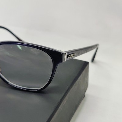 KENZO EYEGLASS FRAMES KZ 2212 BLUE MADE IN FRANCE 53-17 | eBay