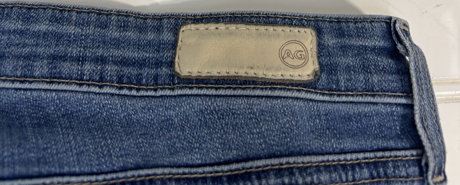 AG Adriano Goldschmied The Angel Bootcut Jeans Denim Size 27R Distressed thumbnail 24