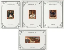 LY057 2018 NAPOLEON BONAPARTE FIRST EMPEROR OF FRANCE WAR ! CARDBOARD 4BL MNH