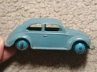 Vintage DINKY Toys Car VOLKSWAGEN BEETLE Bug Blue England 181 Blue Hubcaps Nice!