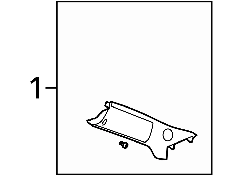 SE ADAPTA A MOLDURAS BUICK LACROSSE 2005-2007 ASM CON SI UPR GAR 15849694 - NUEVO OEM Foto 3 de 3