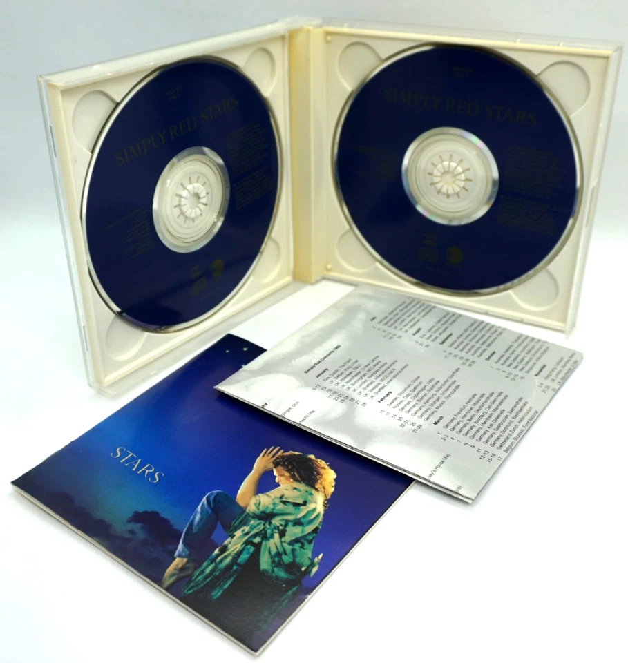 Simply Red : STARS  2CD Album (Japan 1993 Press) AMCE-515-6 LTD EDITION - HTF - Image 4 of 4