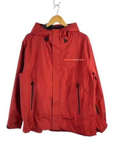 Giacca a vento giacca PRADA Extreme Tex XL poliestere ROSSO SGB640 usata