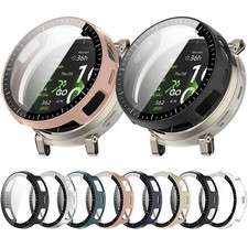 For Amazfit Active 3 Premium Watch Case PC Tempered Glass Screen Protector Shell