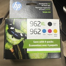 HP 3JB34AN 962XL/962 High Yield Black Standard Tricolor Ink 4 Pack