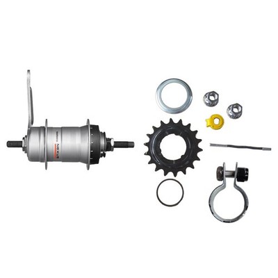Shimano Nexus 3-Gang Schaltnabe Rücktritt 36 Loch Nabenschaltung + Kleinteile