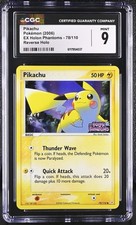 2006 Pikachu 78/110 Holon Phantoms Reverse Holo Low Pop. Vintage CGC 9 on eBay