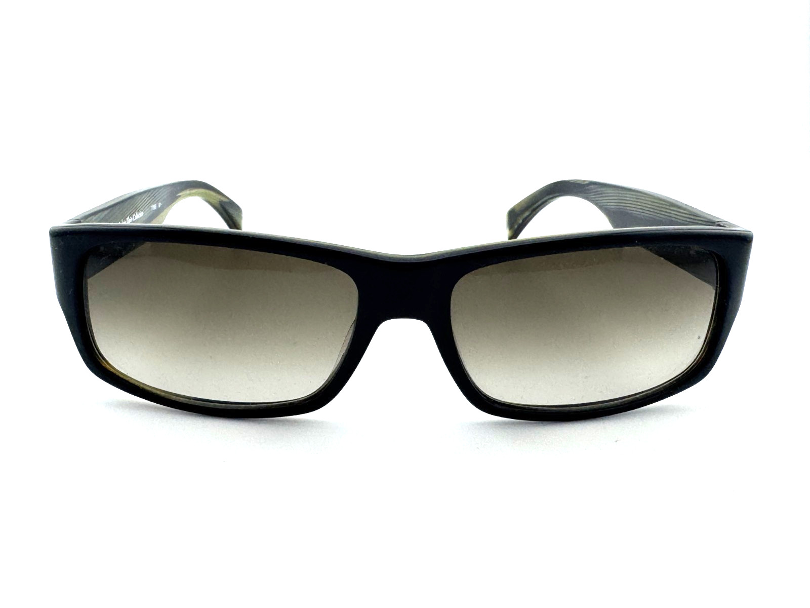VINTAGE CALVIN KLEIN BLACK RECTANGULAR SUNGLASSES… - image 1