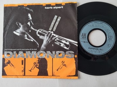 Herb Alpert/ Janet Jackson - Diamonds 7'' Vinyl Germany