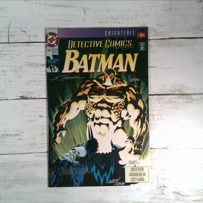 Detective Comics #666 DC Comics Knightfall Signed Chuck Dixon Nolan Hanna