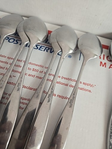 LOT of 19 Interpur Japan INR28 Stainless Flatware Embossed Floral - Picture 13 of 20