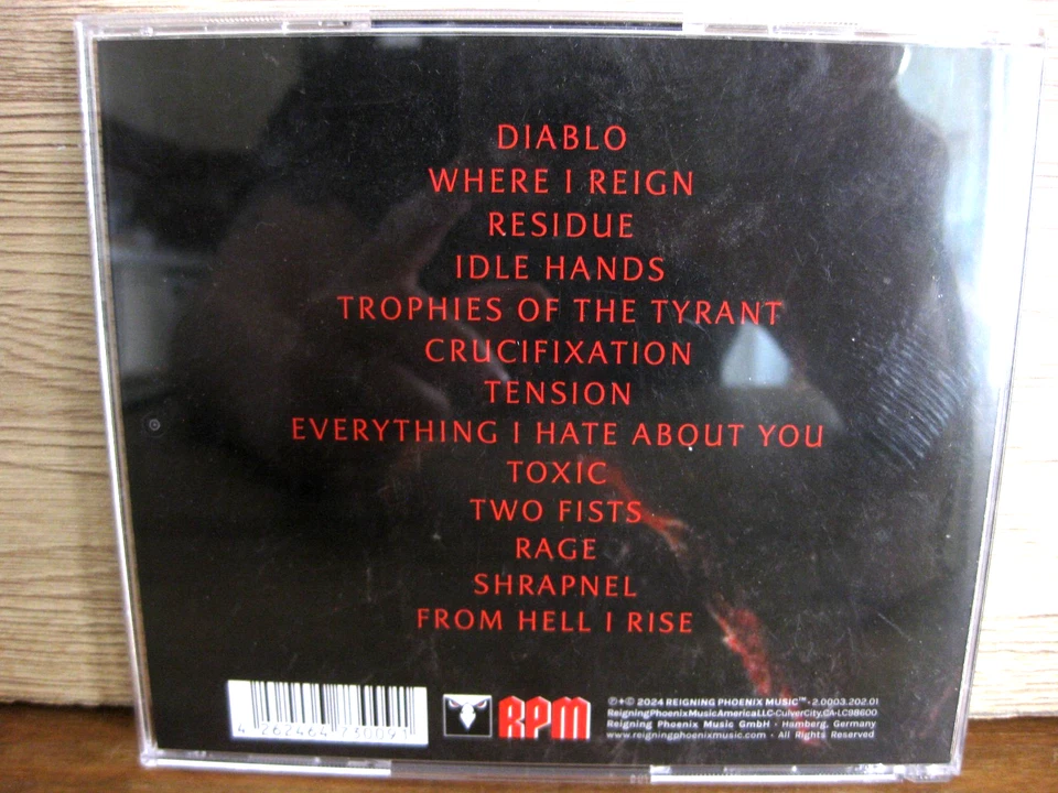 KERRY KING From Hell I Rise by Kerry king (CD, 2024) Slayer CD RPM comme neuf - Photo 2/3