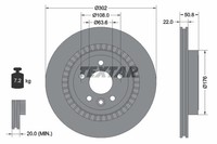 2Er-Set 2Er Set Bremsscheibe Textar 92196403 Volvo 31277357 Volvo 31410569
