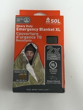 Survive Outdoors Dłuższy wytrzymały koc awaryjny, 5 x 8 stóp  