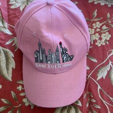 New York Cap Girls Pink One Size 5-9 Yo
