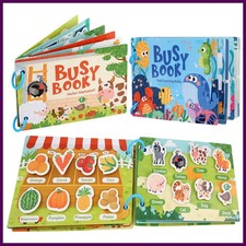 New Montessori Scene Stickers for Children DIY Hand-on Puzzle Reusable Books