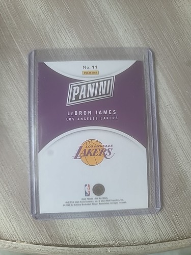 2025 Panini The National Silver Pack LeBron James #11 Los Angeles Lakers Silver - Picture 2 of 2