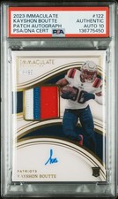 2023  IMMACULATE COLLECTION #122 KAYSHON BOUTTE PATCH AUTOGRAPH 8/99
